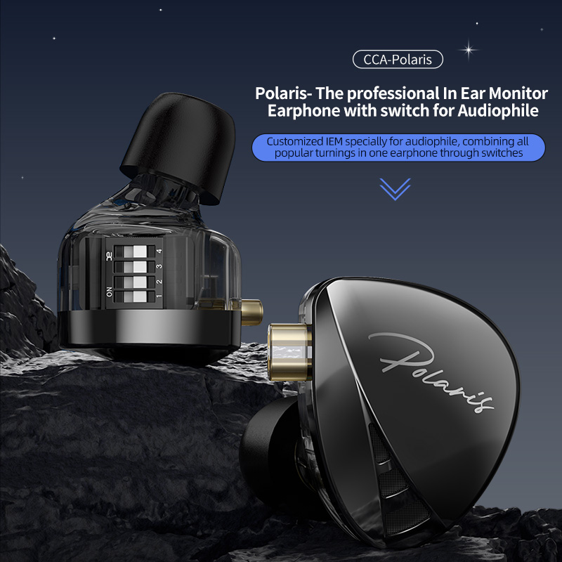 Audiophile Headphone Wired - سماعات CCA-Polaris ، سماعات أذن هاي