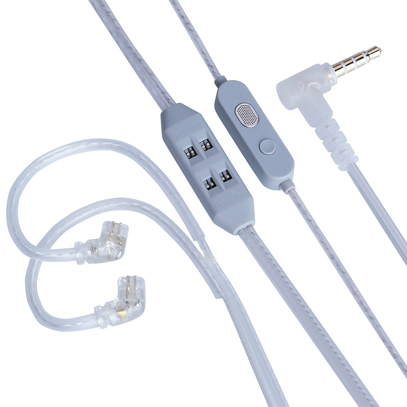 Wired Earphone Mic - كابل مراقبة داخل الأذن KZ T8