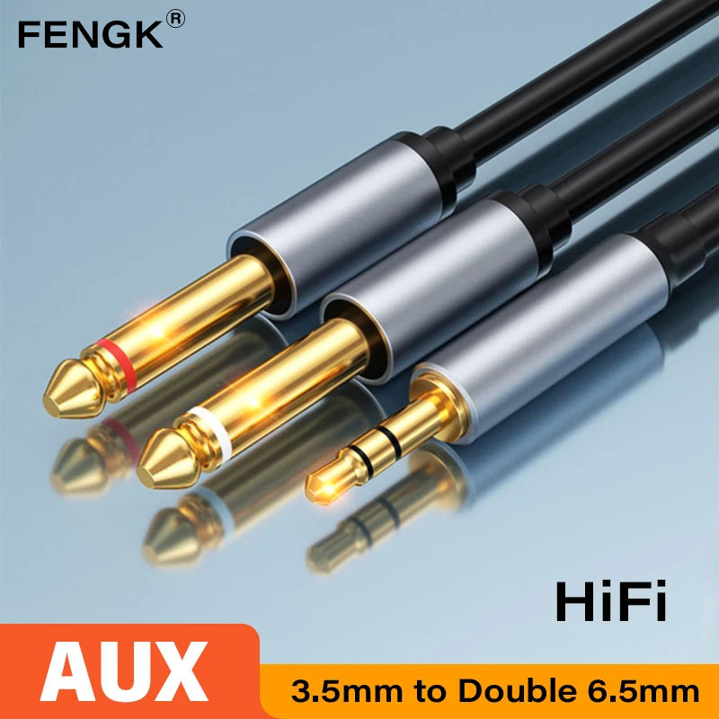 Cable Extension 3.5 - 3.5 مللي متر إلى مزدوج 6.5
