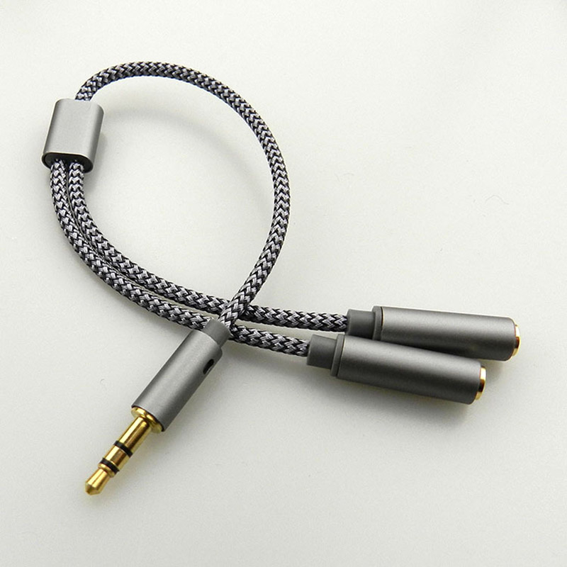 Earphone Splitter Jack - محول صوت 3.5 ملم على شكل