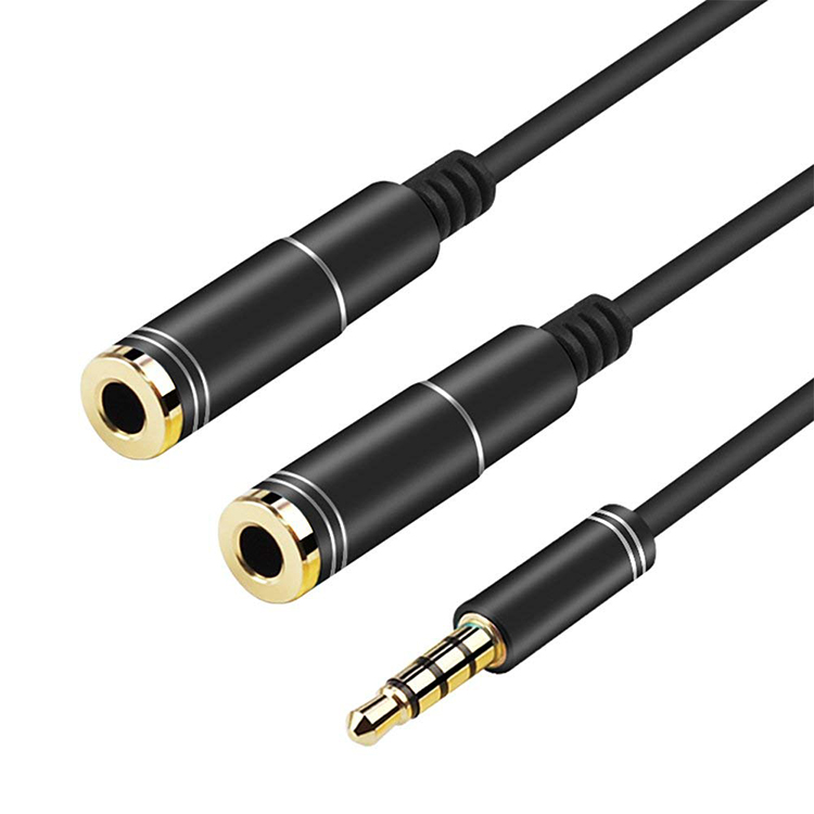 Earphone Splitter Jack - 3.5 مللي متر هيئة التصنيع العسكري