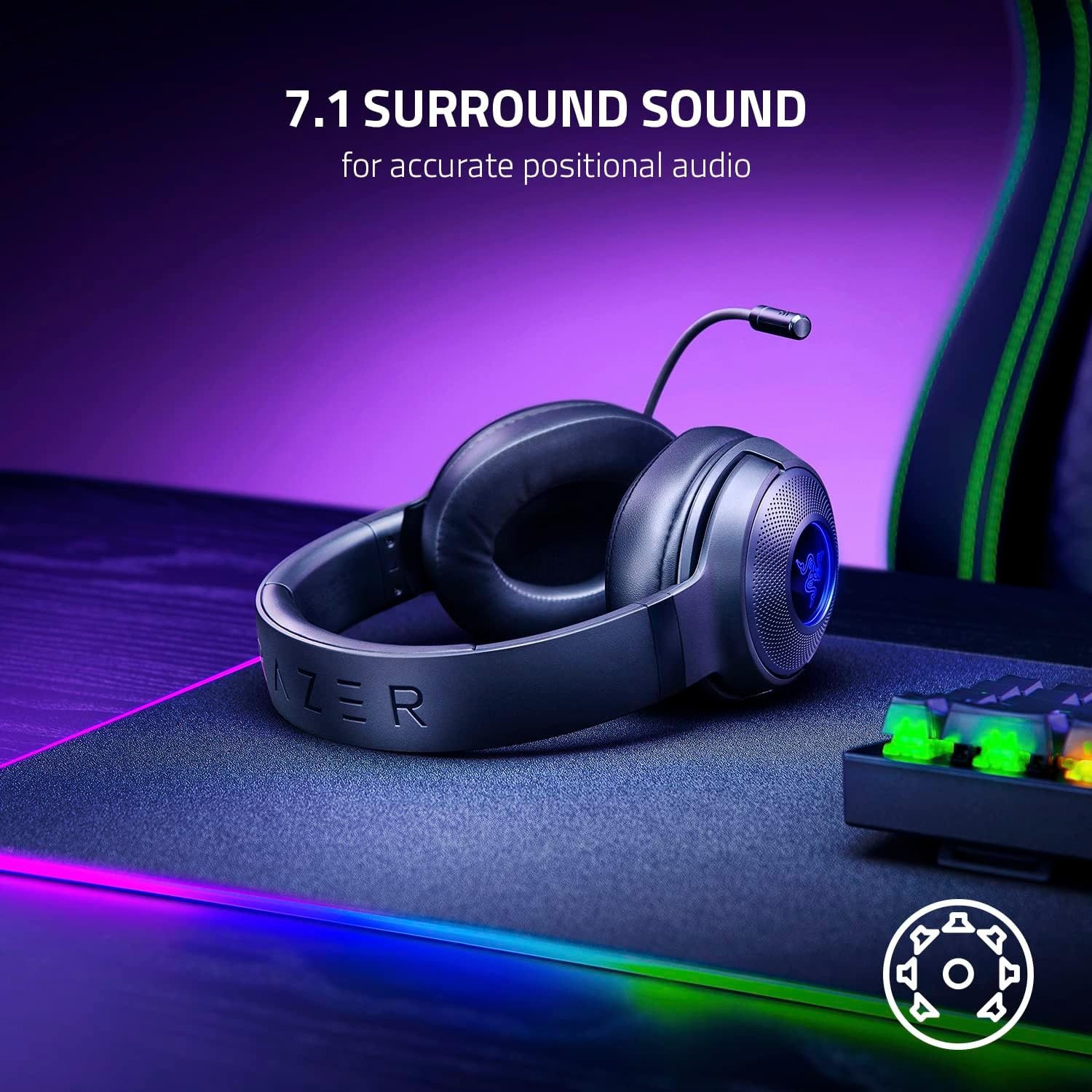 سماعة رأس للألعاب Razer Kraken - مراجعة Gaming Headset Rgb وسعره