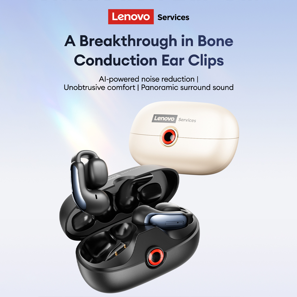 لينوفو LES-108 العظام التوصيل  - مراجعة Wired Earphone Mic وسعره