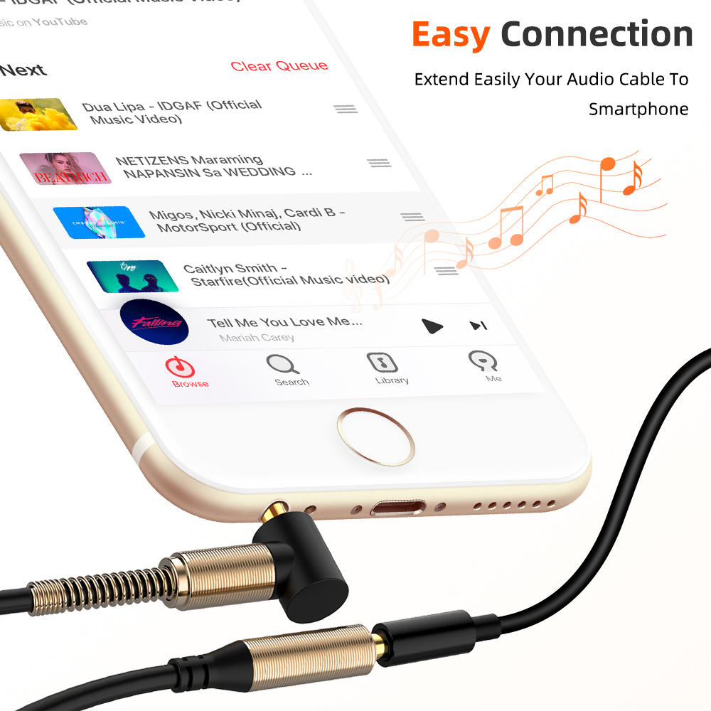 عالية الجودة 3.5 مللي متر جاك  - مراجعة Cable Extension 3.5 وسعره