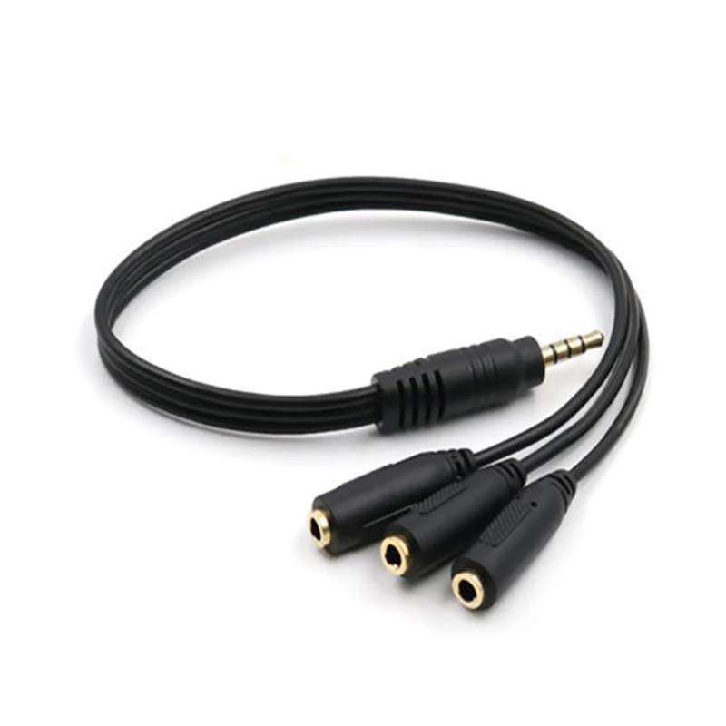 محول صوت ثلاثي المنافذ 3.5 ملم - مراجعة Earphone Splitter Jack وسعره