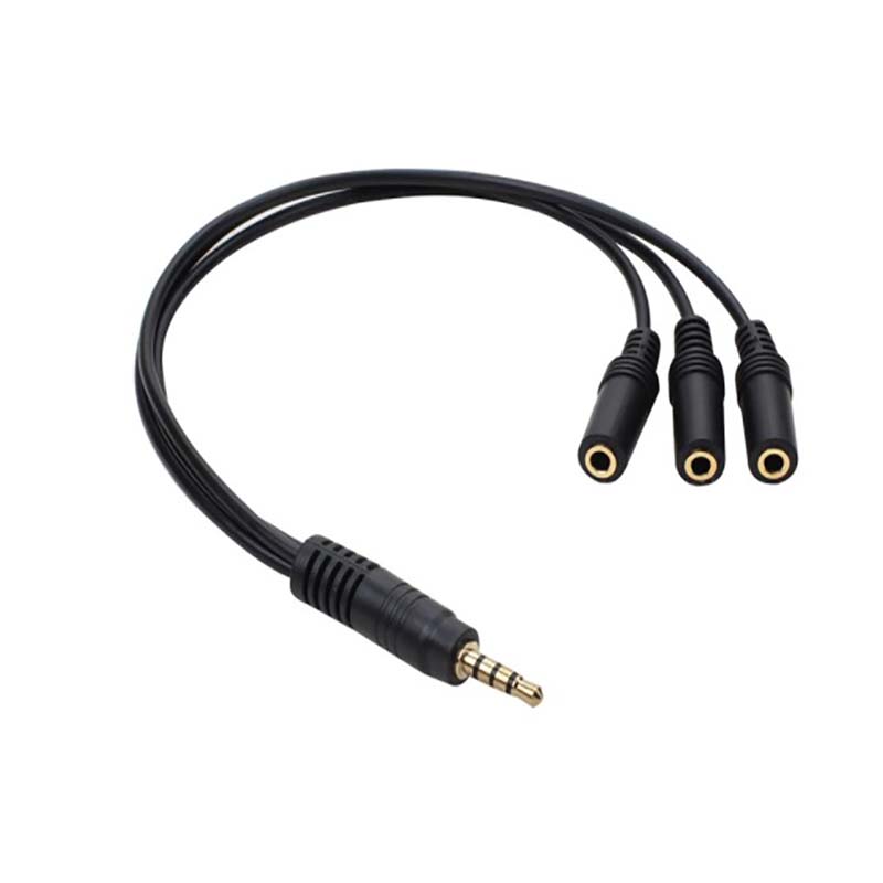محول صوت ثلاثي المنافذ 3.5 ملم - مراجعة Earphone Splitter Jack وسعره