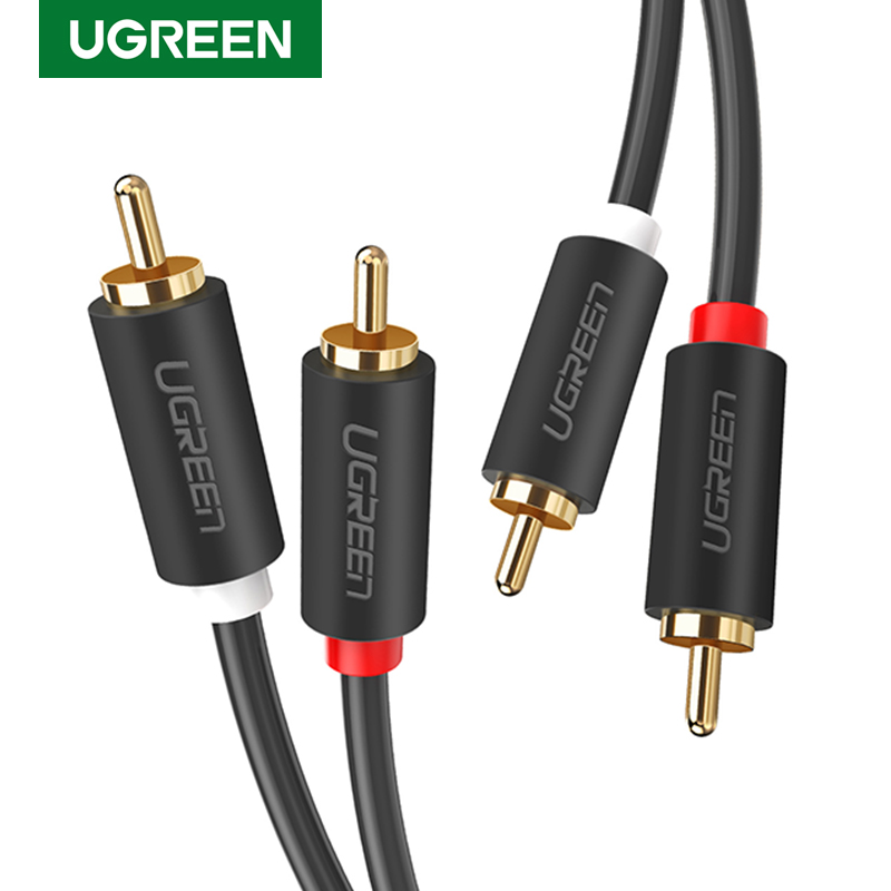 UGREEN 2RCA إلى 2 RCA الذكور إ - مراجعة Audio Splitter Y وسعره