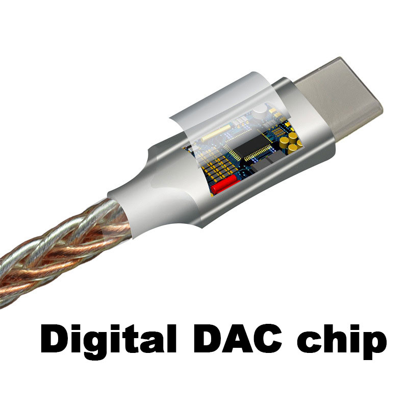 HiFi DAC مضخم ضوت سماعات الأذن - مراجعة Usb C Earphone وسعره