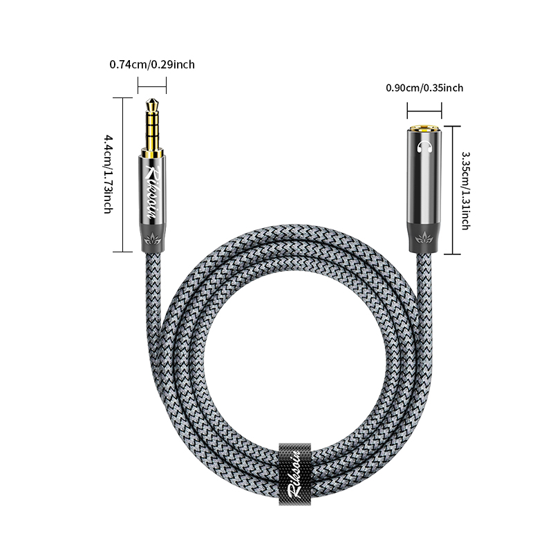 كابل تمديد سماعات الرأس من ريك - مراجعة Cable Extension 3.5 وسعره