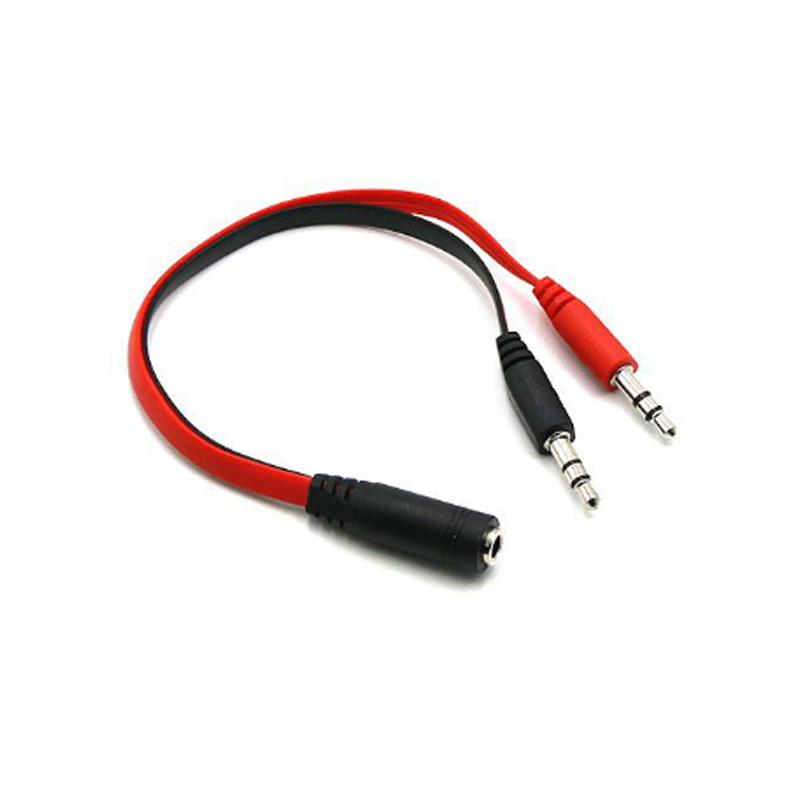 3.5 مللي متر 1 أنثى إلى 2 ذكر  - مراجعة Earphone Splitter Jack وسعره