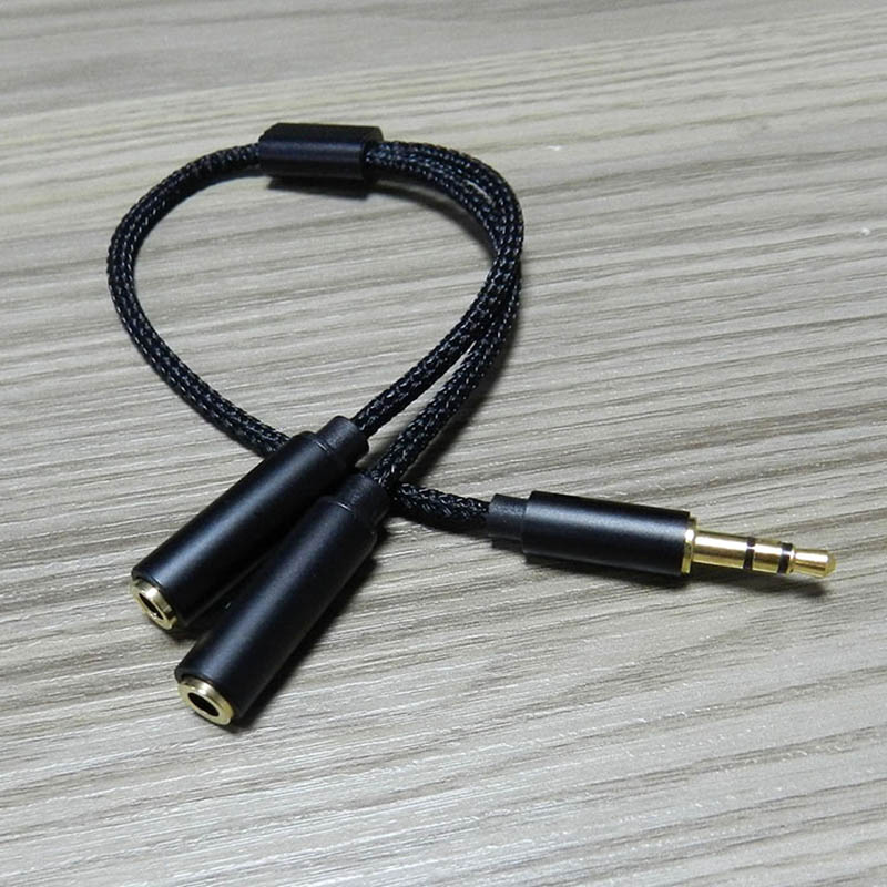 محول صوت 3.5 ملم على شكل حرف Y - مراجعة Earphone Splitter Jack وسعره