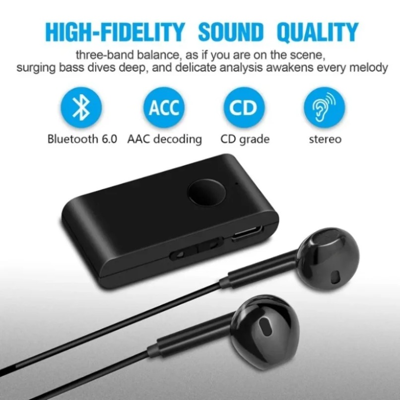 جهاز استقبال صوتي بتقنية البلو - مراجعة Bluetooth Adapter Receiver وسعره
