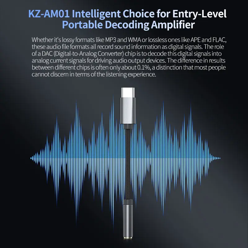 محول صوتي KZ AM01 من النوع C إ - مراجعة Usb C Earphone وسعره