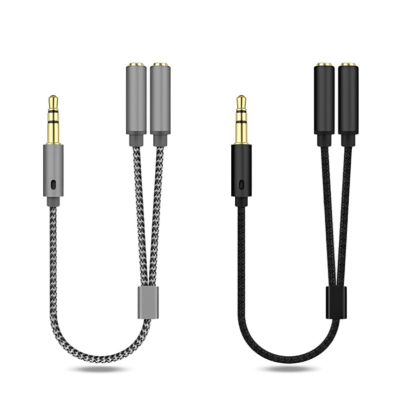 1 قطعة 3.5 مللي متر مقسم صوت Y - مراجعة Earphone Splitter Jack وسعره