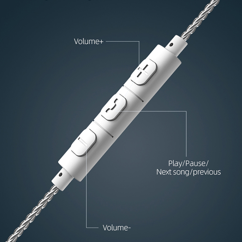 جديد 7.1 HIFI مطلي بالفضة ترقي - مراجعة Wired Earphone Mic وسعره